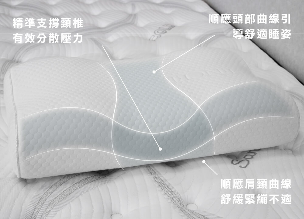 蝶型親水枕