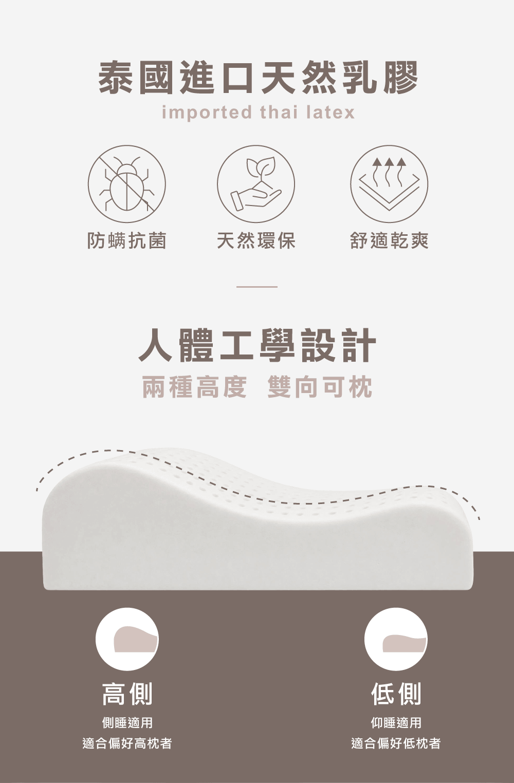 人體乳膠枕
